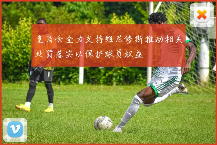 皇马会全力支持维尼修斯推动相关处罚落实以保护球员权益
